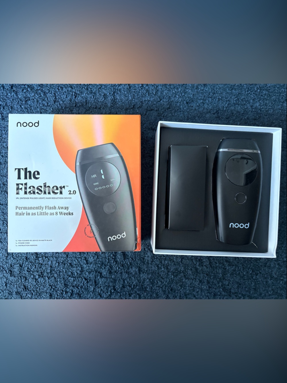 Nood The Flasher 2.0 Black IPL Hair Removal Device